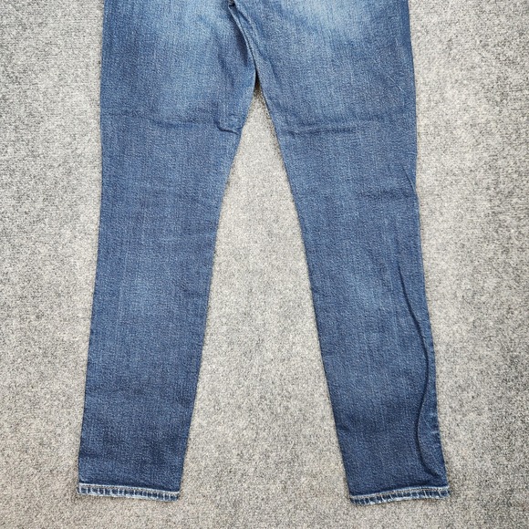 Agolde Pinch Waist Skinny Jeans Womens 28 Blue High Rise Stretch Denim‎ USA - Picture 6 of 16